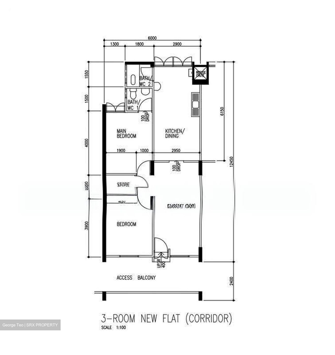 Blk 233 Gombak Gardens (Bukit Batok), HDB 3 Rooms #618928581